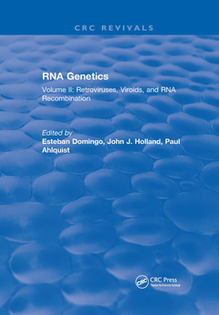 Couverture de l’ouvrage RNA Genetics