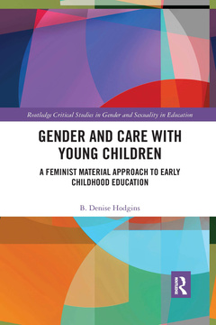 Couverture de l’ouvrage Gender and Care with Young Children