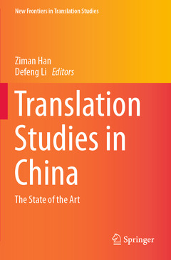 Couverture de l’ouvrage Translation Studies in China