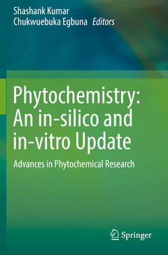 Couverture de l’ouvrage Phytochemistry: An in-silico and in-vitro Update