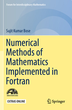 Couverture de l’ouvrage Numerical Methods of Mathematics Implemented in Fortran