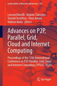 Cover of the book Advances on P2P, Parallel, Grid, Cloud and Internet Computing