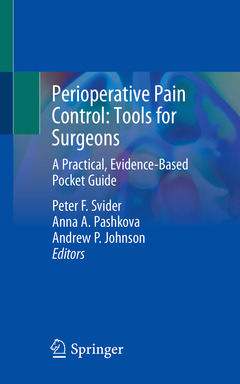 Couverture de l’ouvrage Perioperative Pain Control: Tools for Surgeons