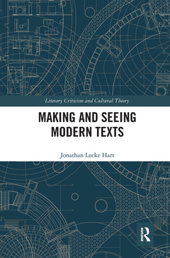 Couverture de l’ouvrage Making and Seeing Modern Texts