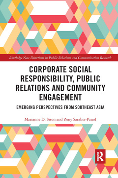 Couverture de l’ouvrage Corporate Social Responsibility, Public Relations and Community Engagement