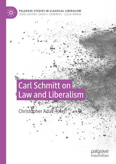 Couverture de l’ouvrage Carl Schmitt on Law and Liberalism