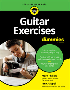 Couverture de l’ouvrage Guitar Exercises For Dummies