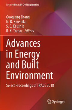 Couverture de l’ouvrage Advances in Energy and Built Environment