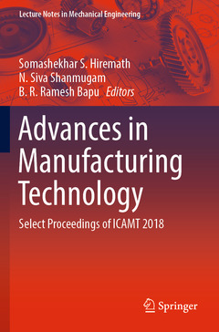 Couverture de l’ouvrage Advances in Manufacturing Technology