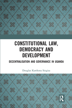 Couverture de l’ouvrage Constitutional Law, Democracy and Development