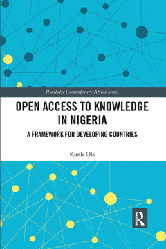 Couverture de l’ouvrage Open Access to Knowledge in Nigeria