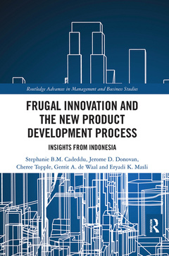 Couverture de l’ouvrage Frugal Innovation and the New Product Development Process
