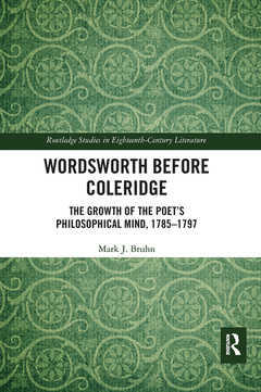 Couverture de l’ouvrage Wordsworth Before Coleridge