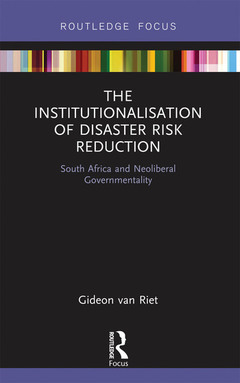 Cover of the book The Institutionalisation of Disaster Risk Reduction