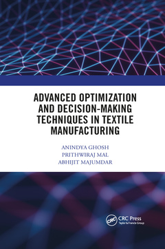 Cover of the book Advanced Optimization and Decision-Making Techniques in Textile Manufacturing