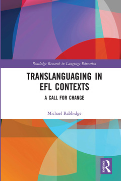 Couverture de l’ouvrage Translanguaging in EFL Contexts