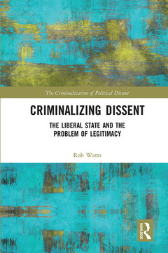 Couverture de l’ouvrage Criminalizing Dissent