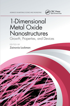 Couverture de l’ouvrage 1-Dimensional Metal Oxide Nanostructures