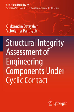 Couverture de l’ouvrage Structural Integrity Assessment of Engineering Components Under Cyclic Contact