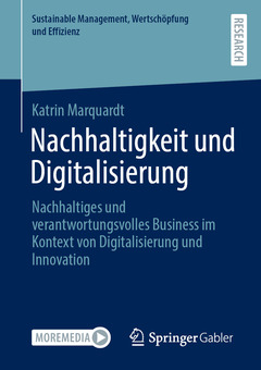 Cover of the book Nachhaltigkeit und Digitalisierung 