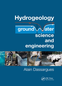 Couverture de l’ouvrage Hydrogeology