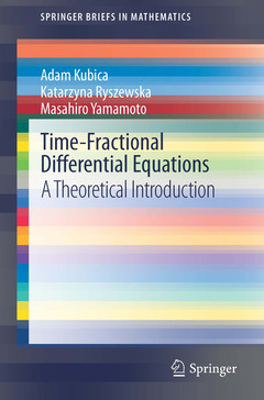 Couverture de l’ouvrage Time-Fractional Differential Equations