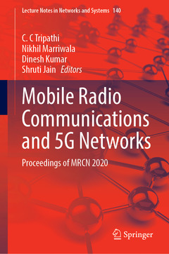 Couverture de l’ouvrage Mobile Radio Communications and 5G Networks
