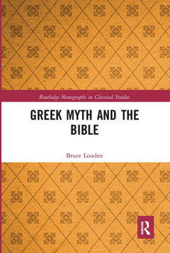 Couverture de l’ouvrage Greek Myth and the Bible