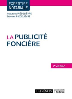 Cover of the book La publicité foncière