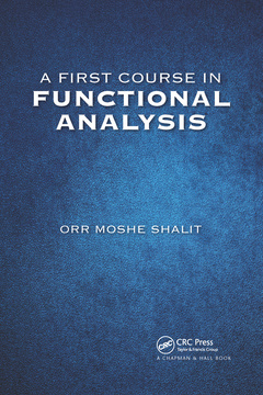 Couverture de l’ouvrage A First Course in Functional Analysis