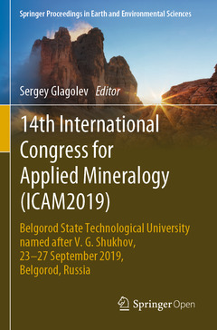 Couverture de l’ouvrage 14th International Congress for Applied Mineralogy (ICAM2019)