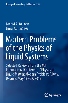 Couverture de l’ouvrage Modern Problems of the Physics of Liquid Systems