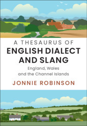 Couverture de l’ouvrage A Thesaurus of English Dialect and Slang