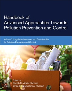 Couverture de l’ouvrage Handbook of Advanced Approaches Towards Pollution Prevention and Control