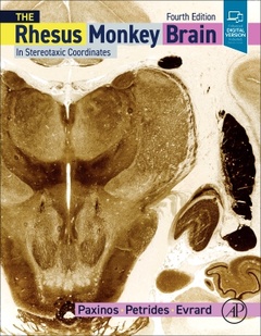Couverture de l’ouvrage The Rhesus Monkey Brain in Stereotaxic Coordinates