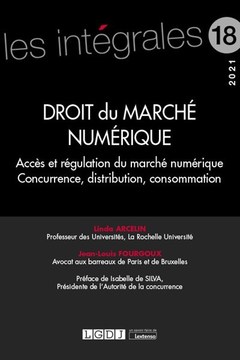 Cover of the book Droit du marché numérique