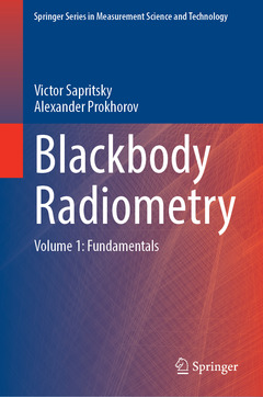 Couverture de l’ouvrage Blackbody Radiometry