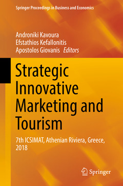 Couverture de l’ouvrage Strategic Innovative Marketing and Tourism