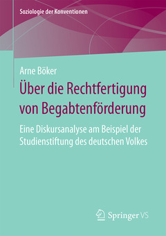 Cover of the book Über die Rechtfertigung von Begabtenförderung