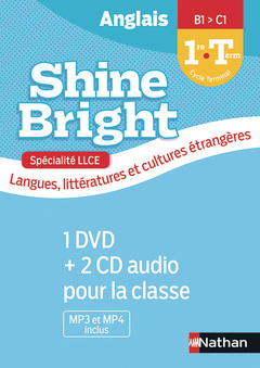 Couverture de l’ouvrage Shine Bright Cycle Terminale - Coffret 3CD + 1 DVD Classe 2020