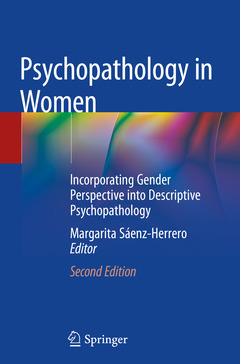 Couverture de l’ouvrage Psychopathology in Women