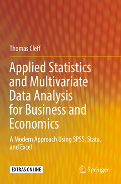Couverture de l’ouvrage Applied Statistics and Multivariate Data Analysis for Business and Economics