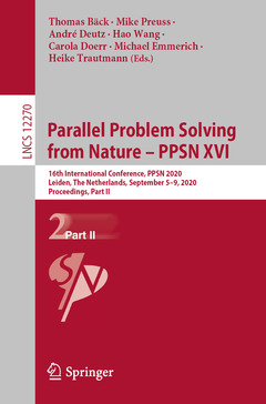 Couverture de l’ouvrage Parallel Problem Solving from Nature - PPSN XVI