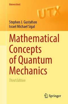 Couverture de l’ouvrage Mathematical Concepts of Quantum Mechanics