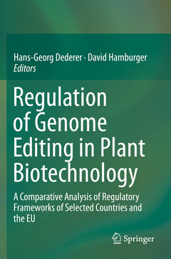 Couverture de l’ouvrage Regulation of Genome Editing in Plant Biotechnology