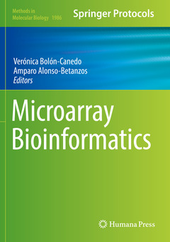 Couverture de l’ouvrage Microarray Bioinformatics