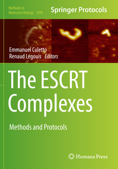 Cover of the book The ESCRT Complexes