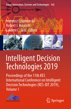 Couverture de l’ouvrage Intelligent Decision Technologies 2019
