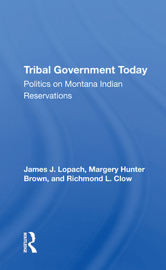 Cover of the book Tribal Government Today