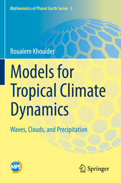Couverture de l’ouvrage Models for Tropical Climate Dynamics
